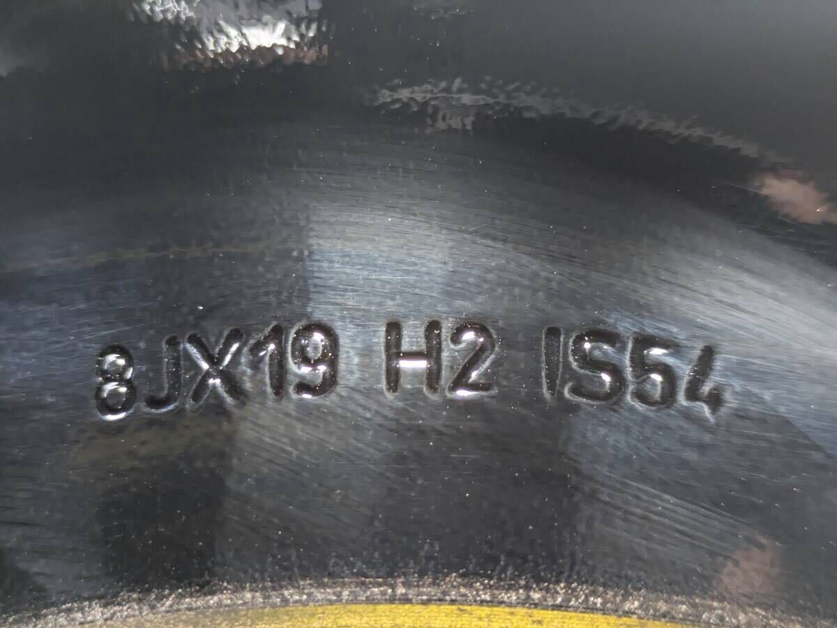 MINI ミニ F54 クラブマン 純正 JCW ジョンクーパーワークス 19インチ 8J +54 PCD112 グロスブラック 4本