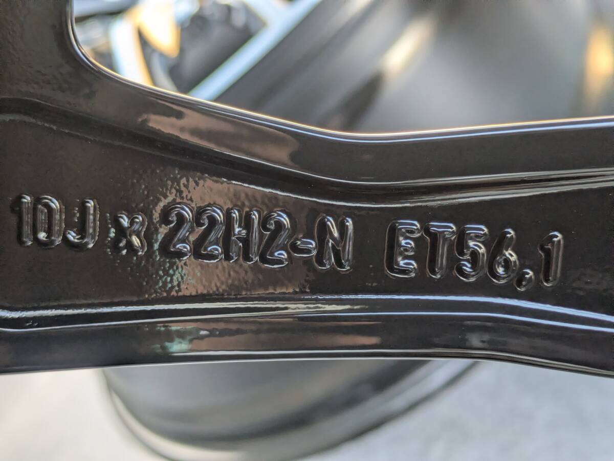 メルセデスベンツ AMG W167 C167 GLEクラス 純正 22インチ 10J +56.1 / 11J +50 PCD112 グロスブラック 4本
