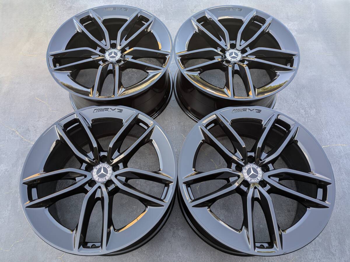 メルセデスベンツ AMG W167 C167 GLEクラス 純正 22インチ 10J +56.1 / 11J +50 PCD112 グロスブラック 4本
