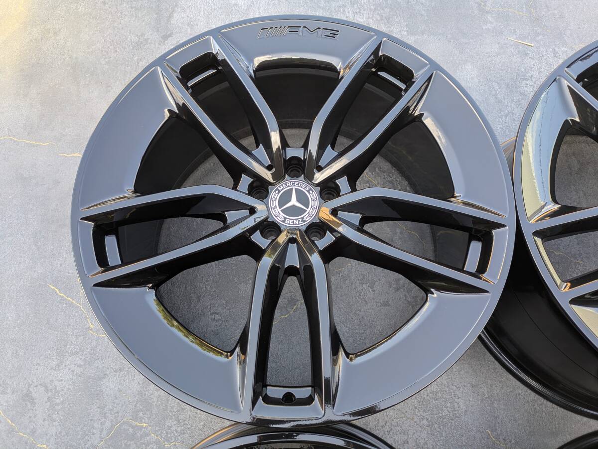 メルセデスベンツ AMG W167 C167 GLEクラス 純正 22インチ 10J +56.1 / 11J +50 PCD112 グロスブラック 4本