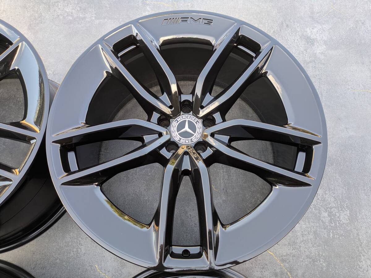 メルセデスベンツ AMG W167 C167 GLEクラス 純正 22インチ 10J +56.1 / 11J +50 PCD112 グロスブラック 4本