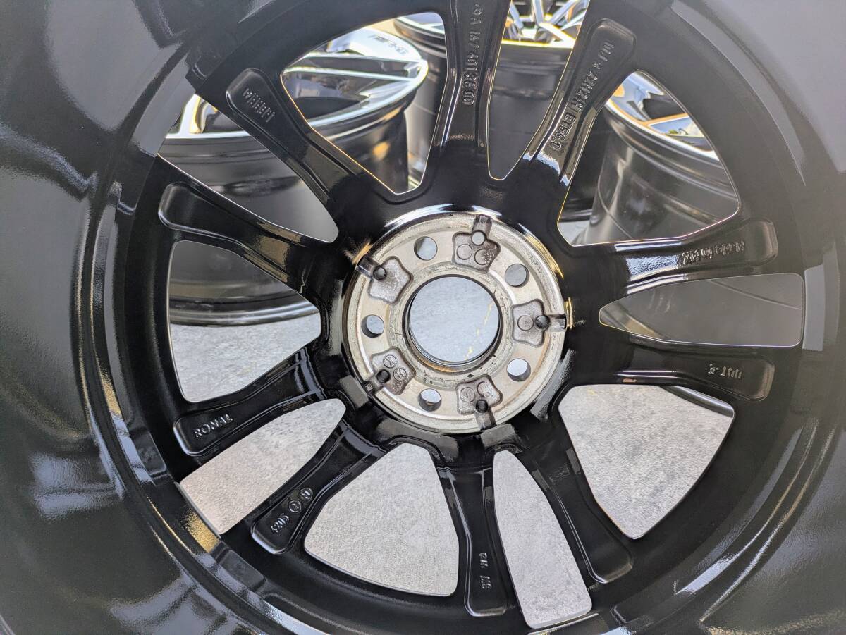 メルセデスベンツ AMG W167 C167 GLEクラス 純正 22インチ 10J +56.1 / 11J +50 PCD112 グロスブラック 4本