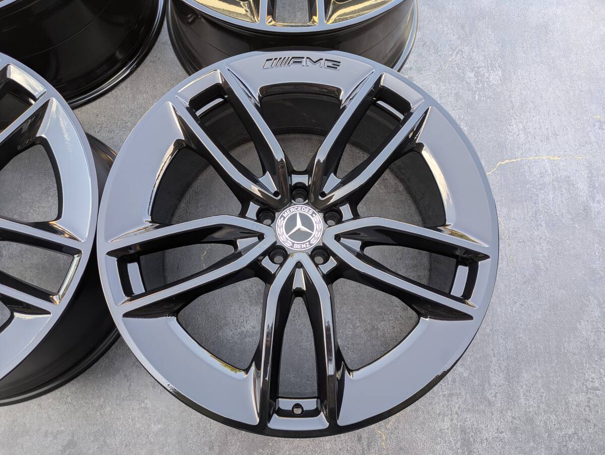 メルセデスベンツ AMG W167 C167 GLEクラス 純正 22インチ 10J +56.1 / 11J +50 PCD112 グロスブラック 4本