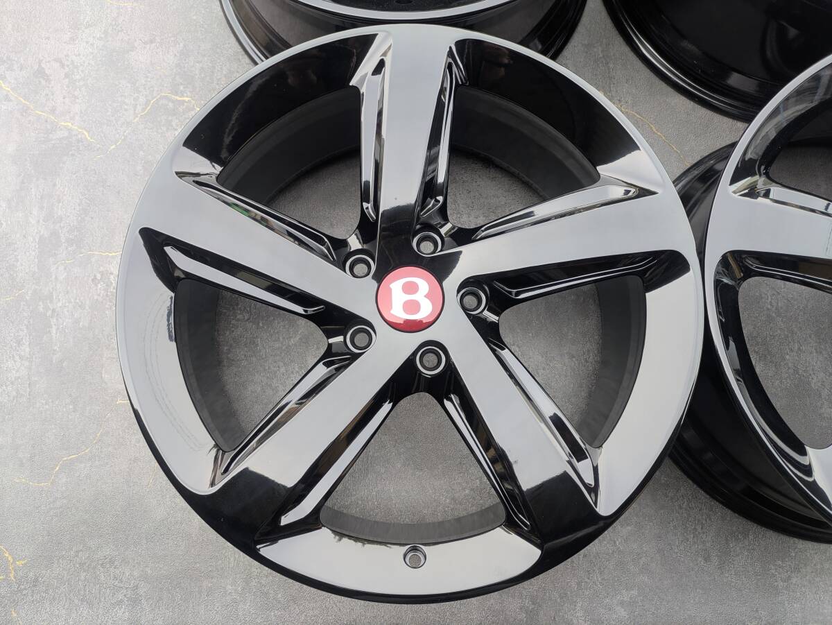 ベントレー ミュルザンヌ スピード 鍛造 純正 21インチ 9J +61 PCD130 グロスブラック 4本