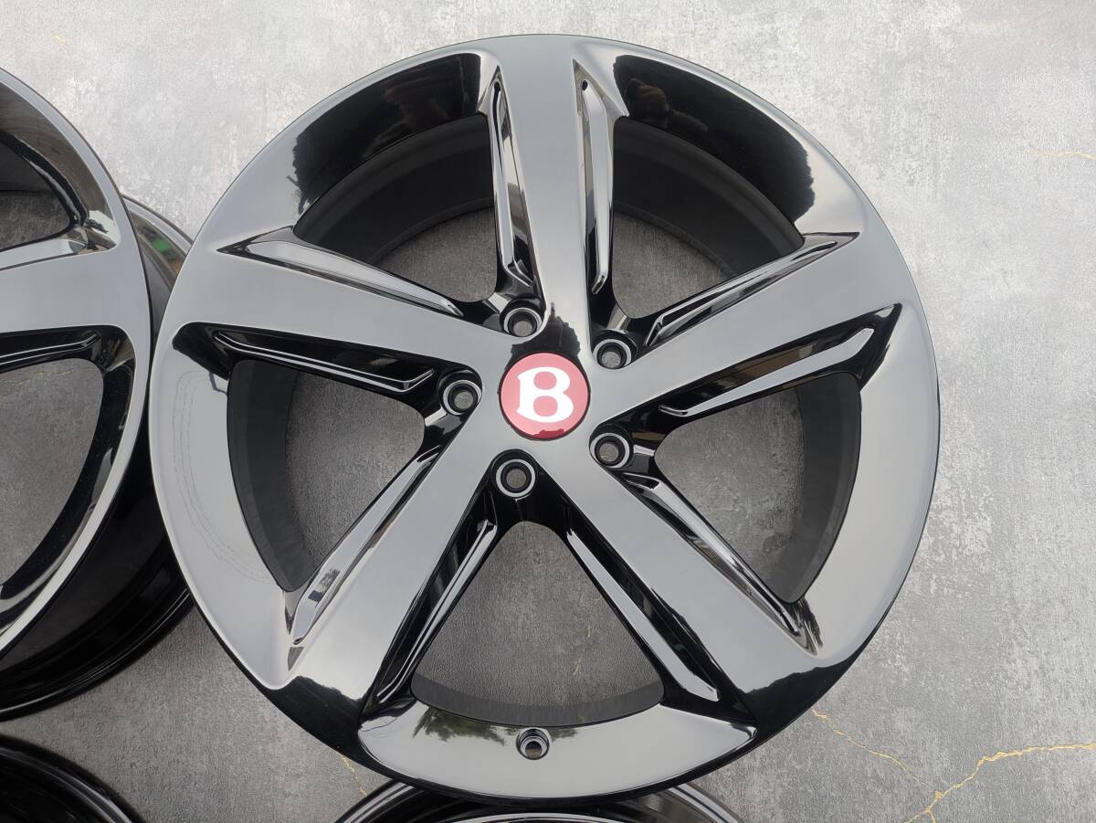 ベントレー ミュルザンヌ スピード 鍛造 純正 21インチ 9J +61 PCD130 グロスブラック 4本