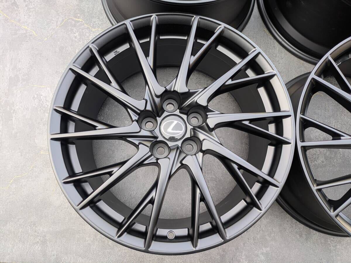 レクサス RCF BBS製 鍛造 純正OP 19インチ 9J +50 / 10J +41 PCD114.3 サテンブラック 4本