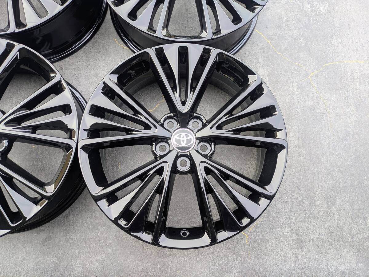 トヨタ 60系 プリウス 純正 19インチ 6.5J +40 PCD114.3 グロスブラック 4本