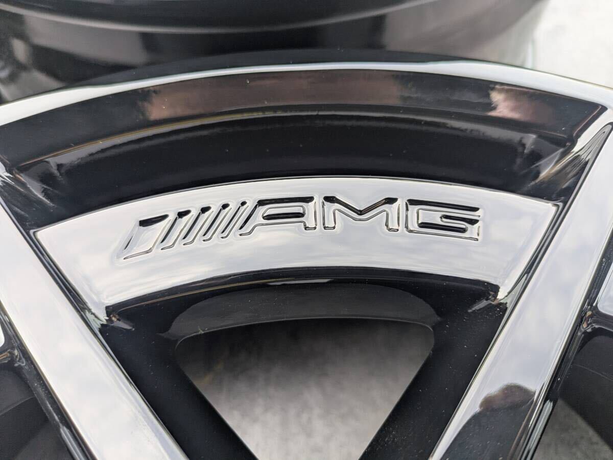 メルセデスベンツ AMG W213 Eクラス 後期 純正 19インチ 8J +43 / 9J +49 PCD112 グロスブラック 4本