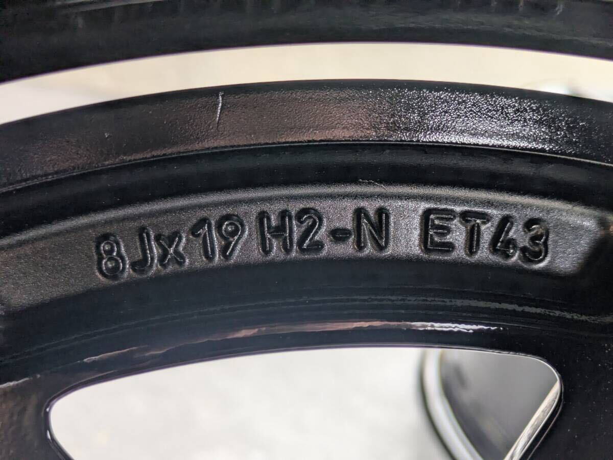 メルセデスベンツ AMG W213 Eクラス 後期 純正 19インチ 8J +43 / 9J +49 PCD112 グロスブラック 4本