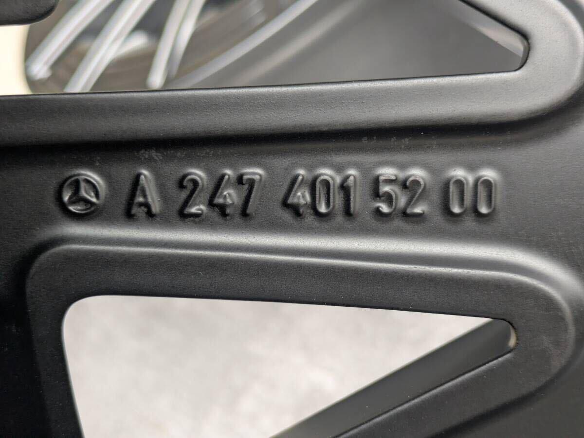 メルセデスベンツ AMG H247 X247 GLAクラス GLBクラス 純正 20インチ 8J +48 PCD112 サテンブラック 4本