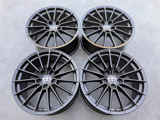 トヨタ GR ヤリス RZ RS エンケイ製 純正 18インチ 8J +45 PCD114.3 サテンブラック 4本