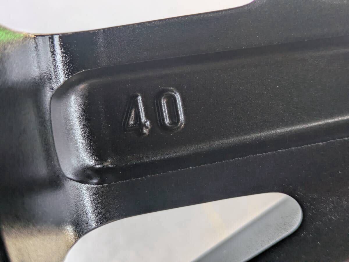 トヨタ 40系 アルファード ヴェルファイア 純正 19インチ 7J +40 PCD120 グロスブラック 4本