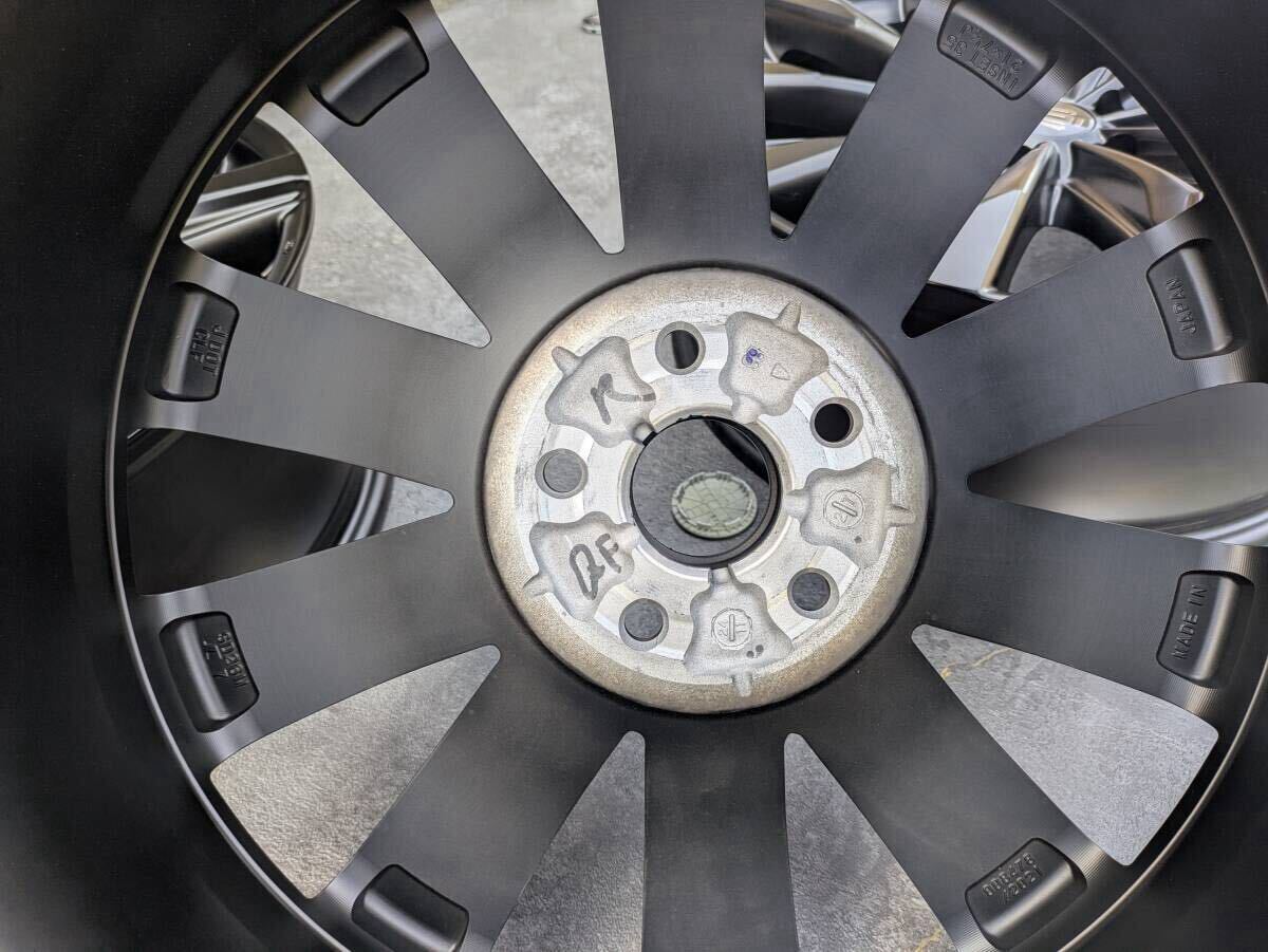 トヨタ クラウン クロスオーバー RS 純正 21インチ 7.5J +35 PCD114.3 サテンブラック 4本