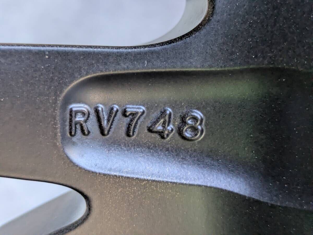 レクサス LS460 Fスポーツ BBS製 RV748 純正 19インチ 8J +35 PCD120 サテンブラック 4本