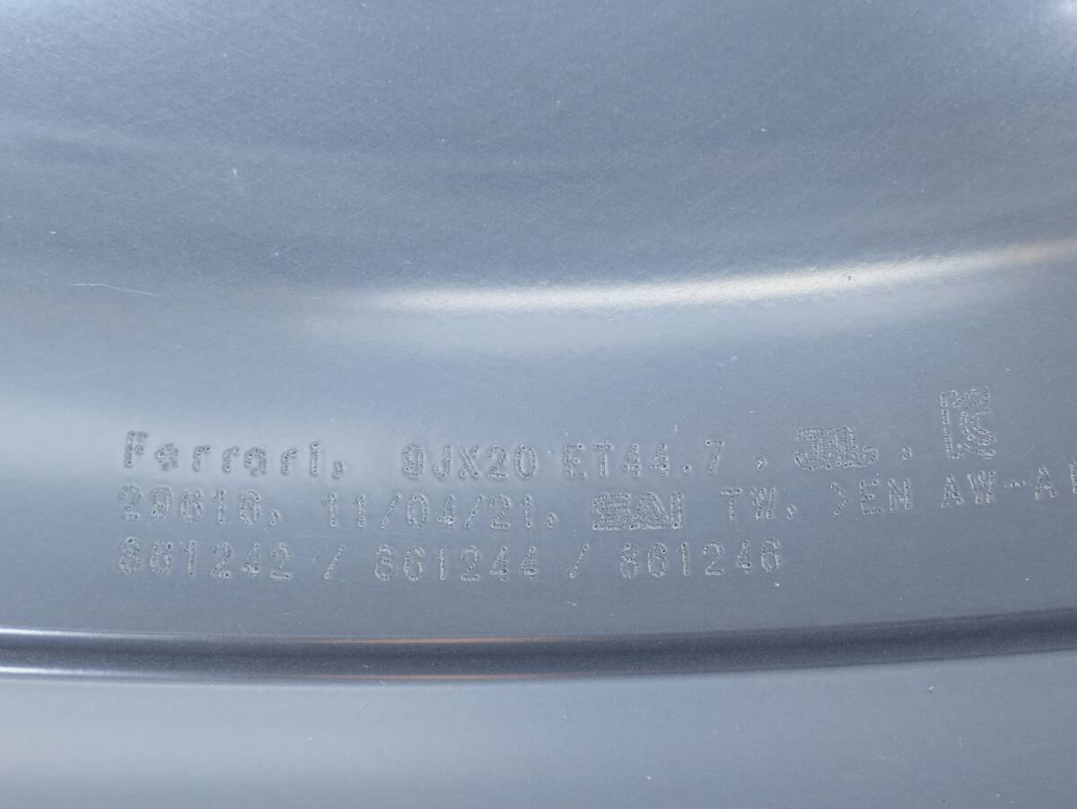 フェラーリ F8 トリブート 鍛造 純正 20インチ 9J +44.7 / 11J +38.5 PCD114.3 フルポリッシュ 3Dバフ バレル研磨 4本