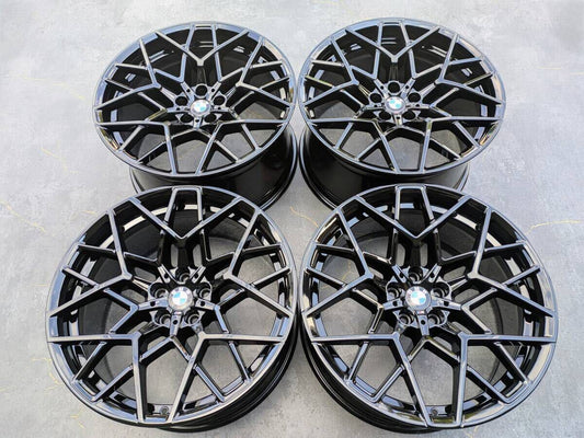 BMW F91 F92 F93 M8 スタースポーク スタイリング 813M 鍛造 純正 20インチ 9.5J +28 / 10.5J +28 PCD112 グロスブラック 4本