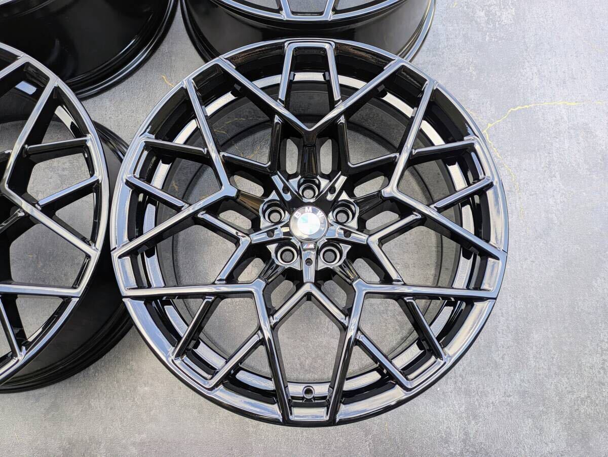 BMW F91 F92 F93 M8 スタースポーク スタイリング 813M 鍛造 純正 20インチ 9.5J +28 / 10.5J +28 PCD112 グロスブラック 4本