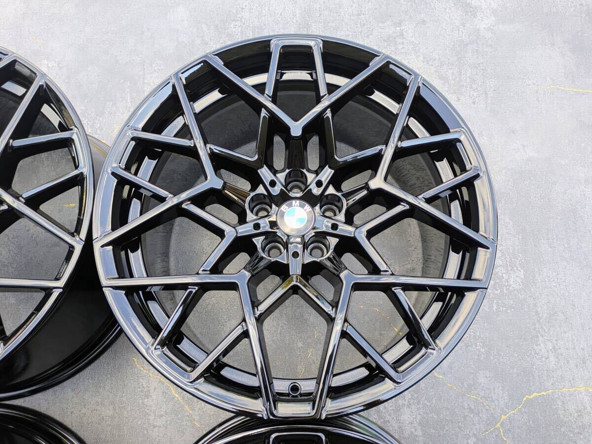BMW F91 F92 F93 M8 スタースポーク スタイリング 813M 鍛造 純正 20インチ 9.5J +28 / 10.5J +28 PCD112 グロスブラック 4本