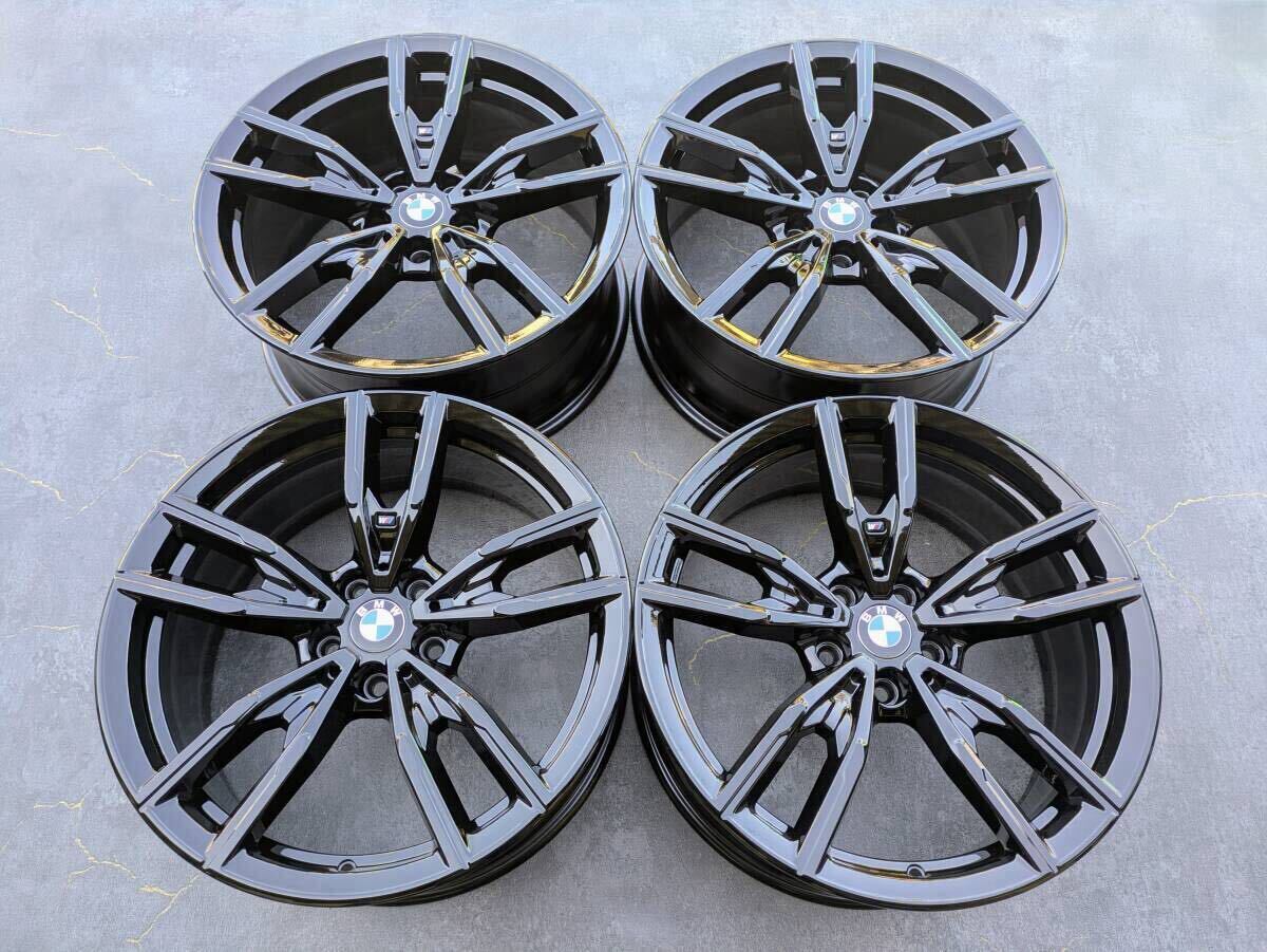 BMW G20 G21 3シリーズ Mスポーツ ダブルスポーク スタイリング 792M 純正 19インチ 8J +27 / 8.5J +40 PCD112 グロスブラック 4本