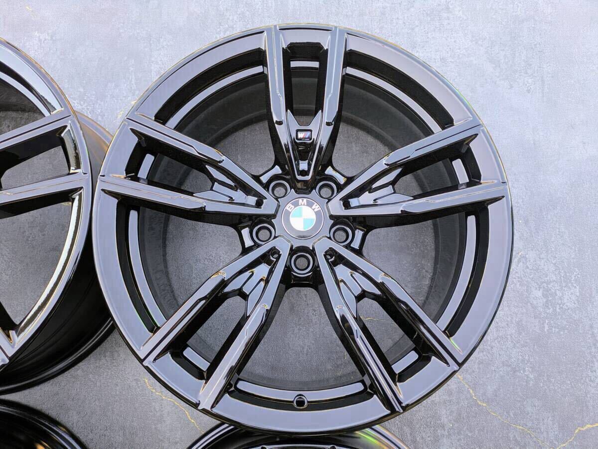 BMW G20 G21 3シリーズ Mスポーツ ダブルスポーク スタイリング 792M 純正 19インチ 8J +27 / 8.5J +40 PCD112 グロスブラック 4本