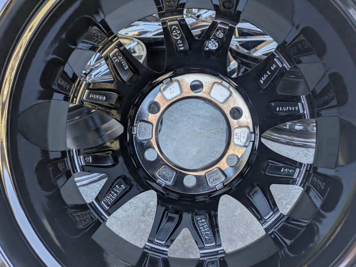 トヨタ ハイラックス GUN125 Z GRスポーツ エンケイ製 純正 18インチ 7.5J +30 PCD139.7 グロスブラック 4本