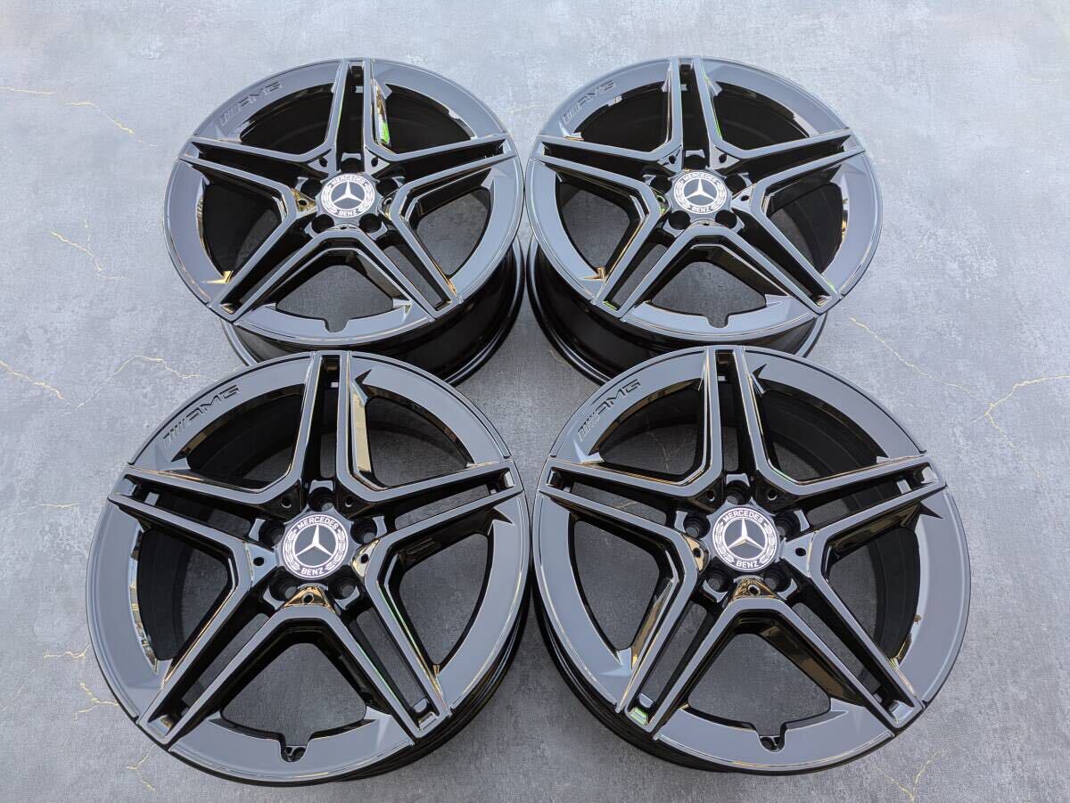 メルセデスベンツ Ｗ177 Aクラス AMG 純正 18インチ 7.5J ＋49 PCD112 グロスブラック 4本