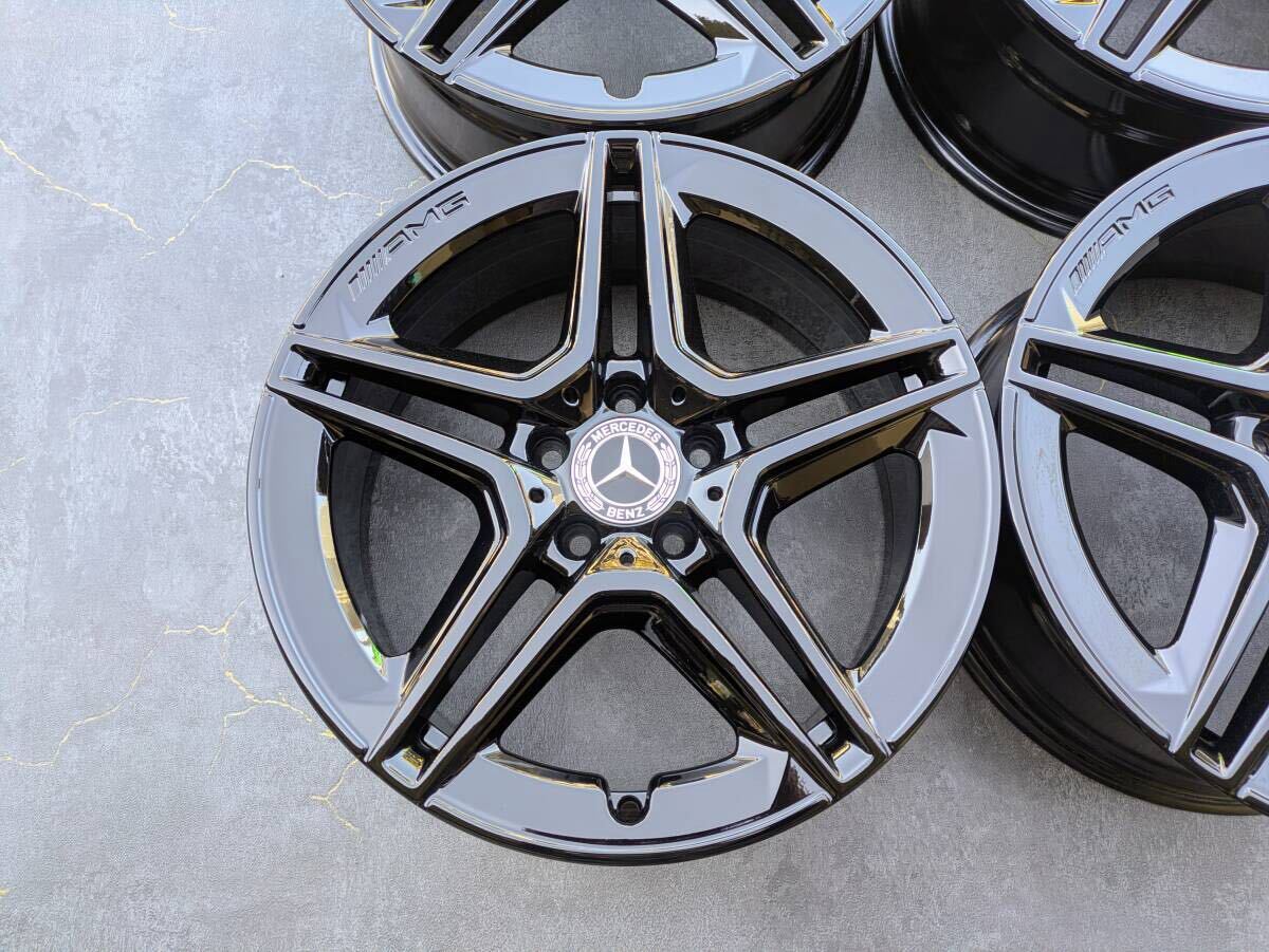 メルセデスベンツ Ｗ177 Aクラス AMG 純正 18インチ 7.5J ＋49 PCD112 グロスブラック 4本