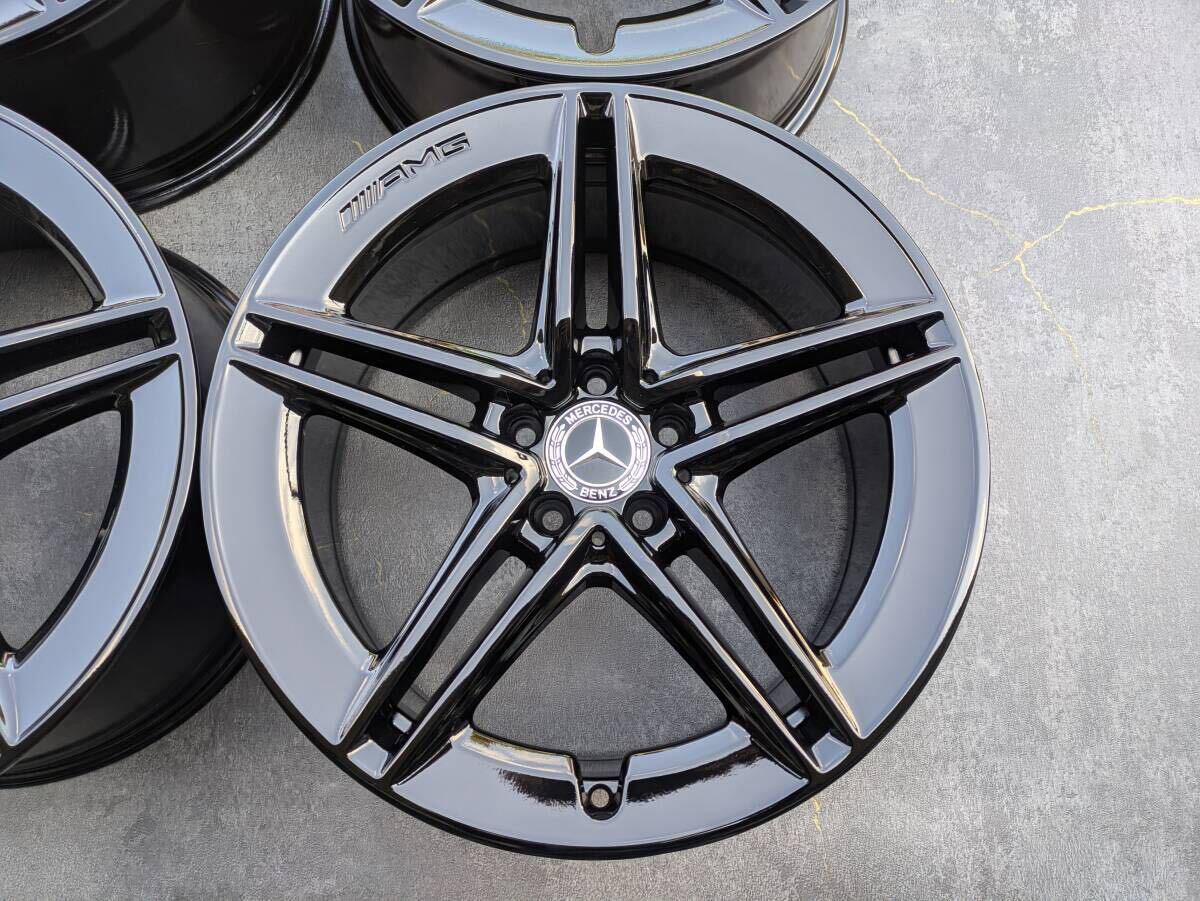 メルセデスベンツ AMG W177 Aクラス CLAクラス 純正 19インチ 9J ＋52 PCD112 グロスブラック 4本