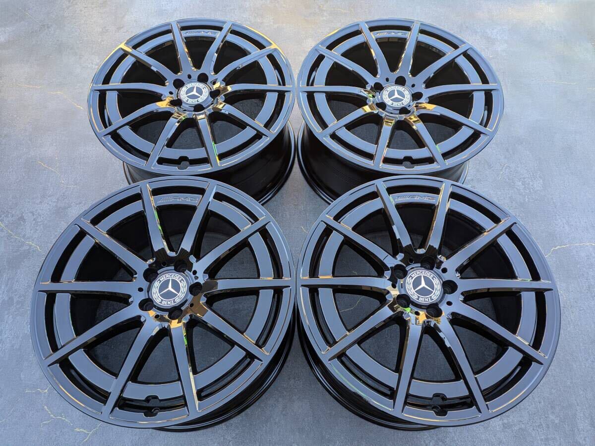 メルセデスベンツ AMG W167 GLEクラス 純正 20インチ 9.5J +57 / 9.5J +45 PCD112 グロスブラック 4本