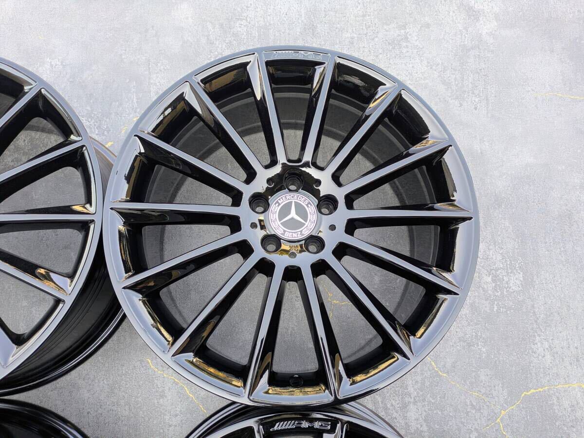 メルセデスベンツ AMG W213 Eクラス 純正 20インチ 8J +43 / 9J +49 PCD112 グロスブラック 4本