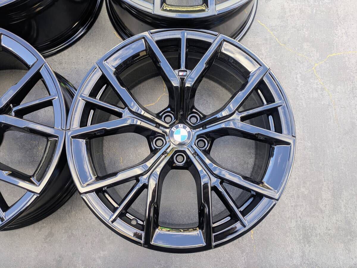 BMW G30 G31 5シリーズ Mスポーツ Yスポーク スタイリング 845M 純正 19インチ 8J +30 / 9J +44 PCD112 グロスブラック 4本