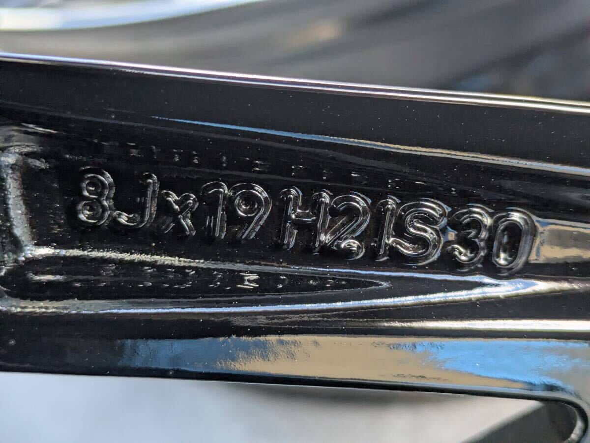 BMW G30 G31 5シリーズ Mスポーツ Yスポーク スタイリング 845M 純正 19インチ 8J +30 / 9J +44 PCD112 グロスブラック 4本
