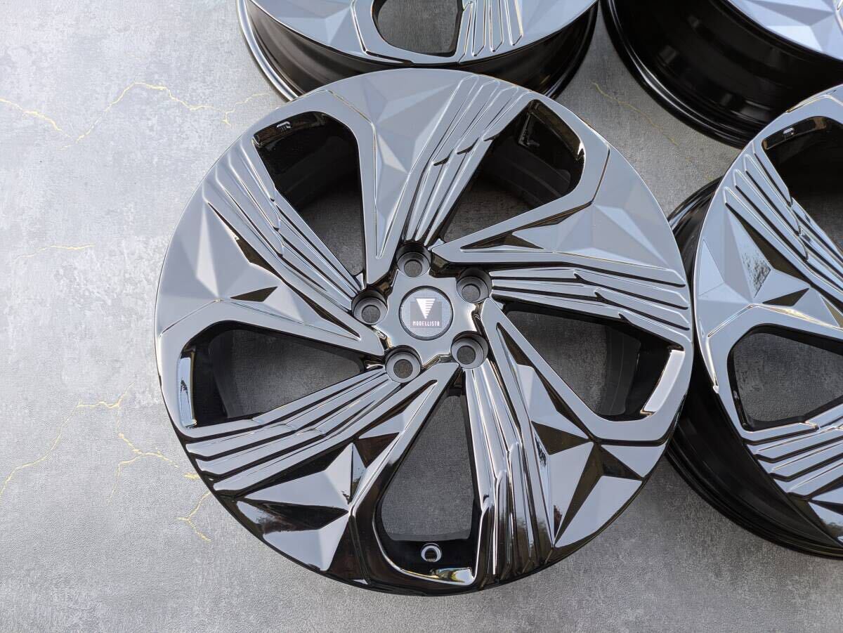 トヨタ 60系 プリウス モデリスタ 純正OP 19インチ 7J +40 PCD114.3 グロスブラック 4本