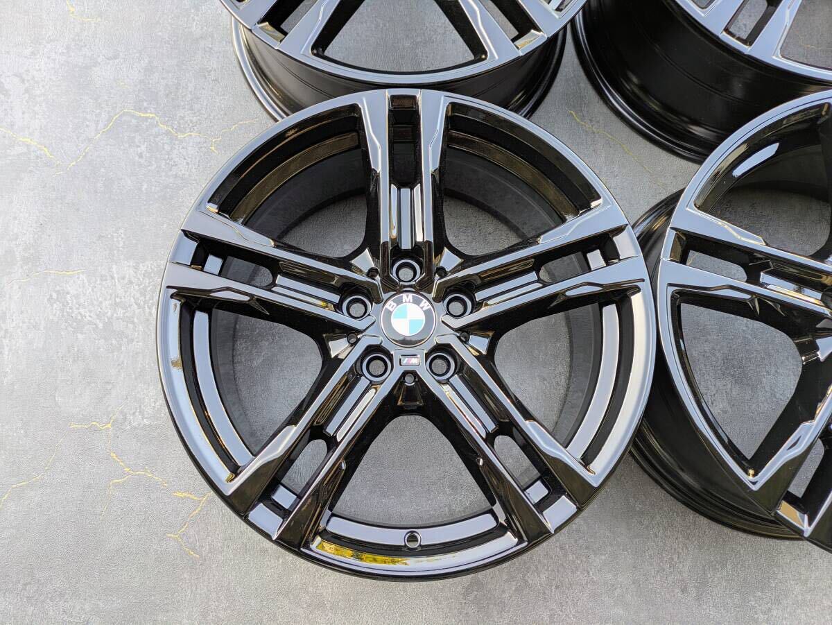 BMW F40 1シリーズ F44 2シリーズ Mスポーツ ダブルスポーク スタイリング 819M 純正 18インチ 8J +57 PCD112 グロスブラック 4本