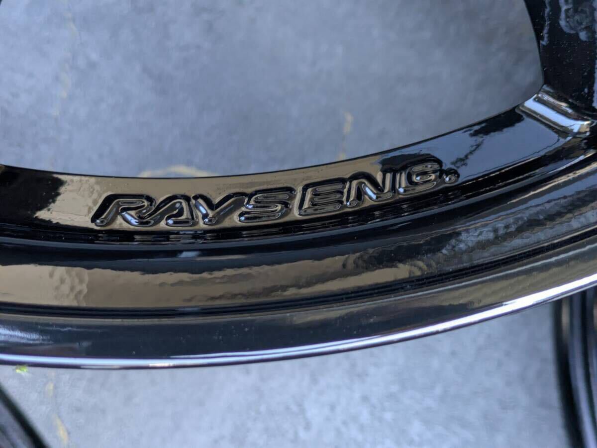 NISSAN RZ34 フェアレディZ バージョン ST RAYS製 鍛造 純正 19インチ 9.5J +40 / 10J +30 PCD114.3 グロスブラック 4本
