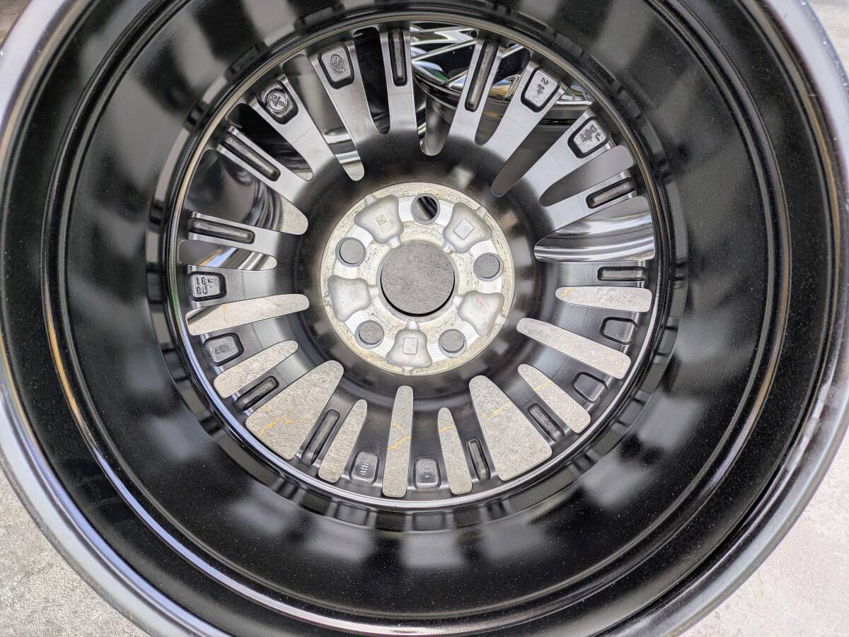 トヨタ 220系 クラウン エグゼクティブ 純正 18インチ 8J +45 PCD114.3 グロスブラック 4本