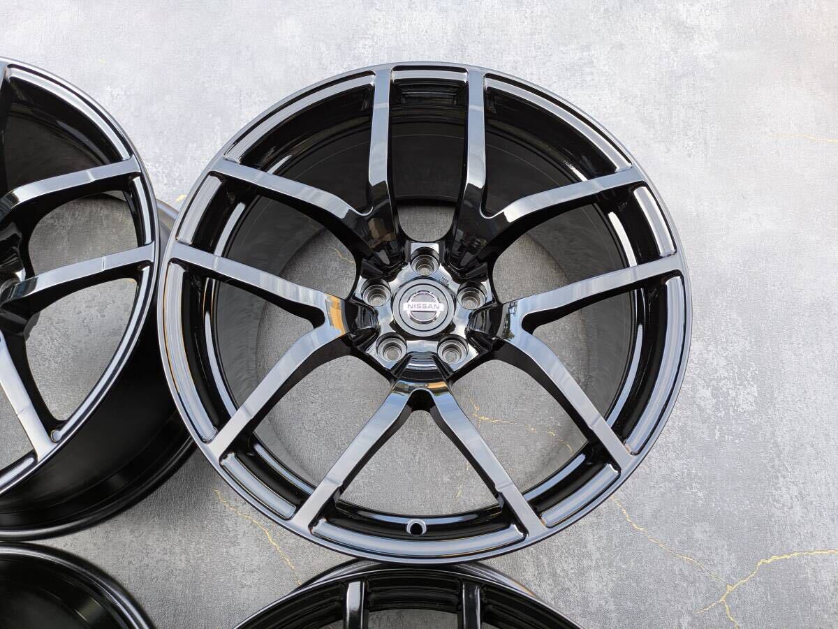 NISSAN Z34 フェアレディZ NISMO ニスモ レイズ製 鍛造 純正 19インチ 9.5J +40 / 10.5J +23 PCD114.3 グロスブラック 4本