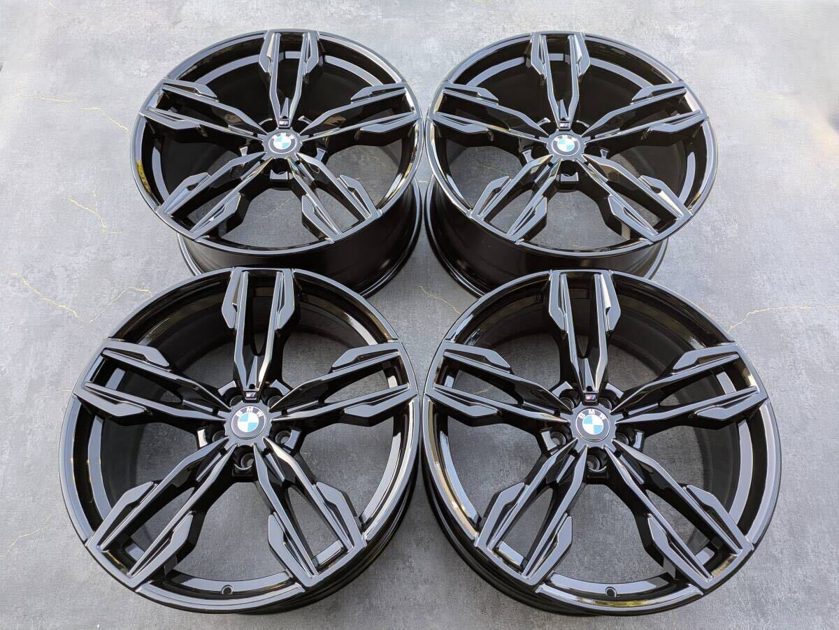 BMW G01 X3 G02 X4 Mスポーツ ダブルスポーク スタイリング 718M 純正 21インチ 8.5J +30 / 9.5J +43 PCD112 グロスブラック 4本