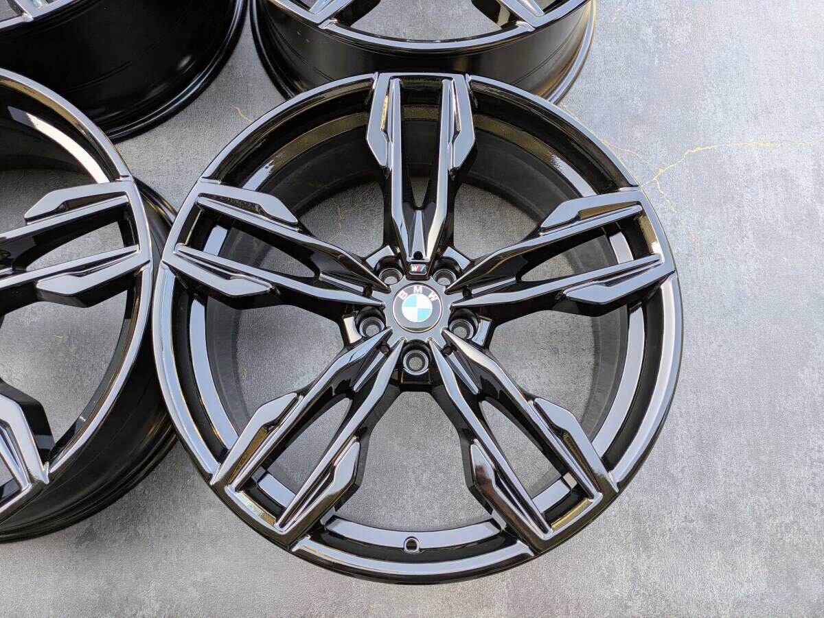 BMW G01 X3 G02 X4 Mスポーツ ダブルスポーク スタイリング 718M 純正 21インチ 8.5J +30 / 9.5J +43 PCD112 グロスブラック 4本
