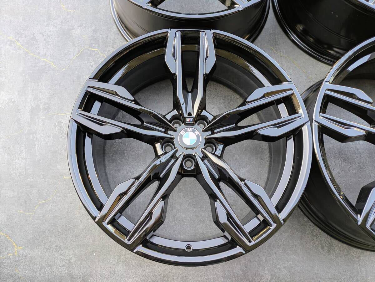 BMW G01 X3 G02 X4 Mスポーツ ダブルスポーク スタイリング 718M 純正 21インチ 8.5J +30 / 9.5J +43 PCD112 グロスブラック 4本