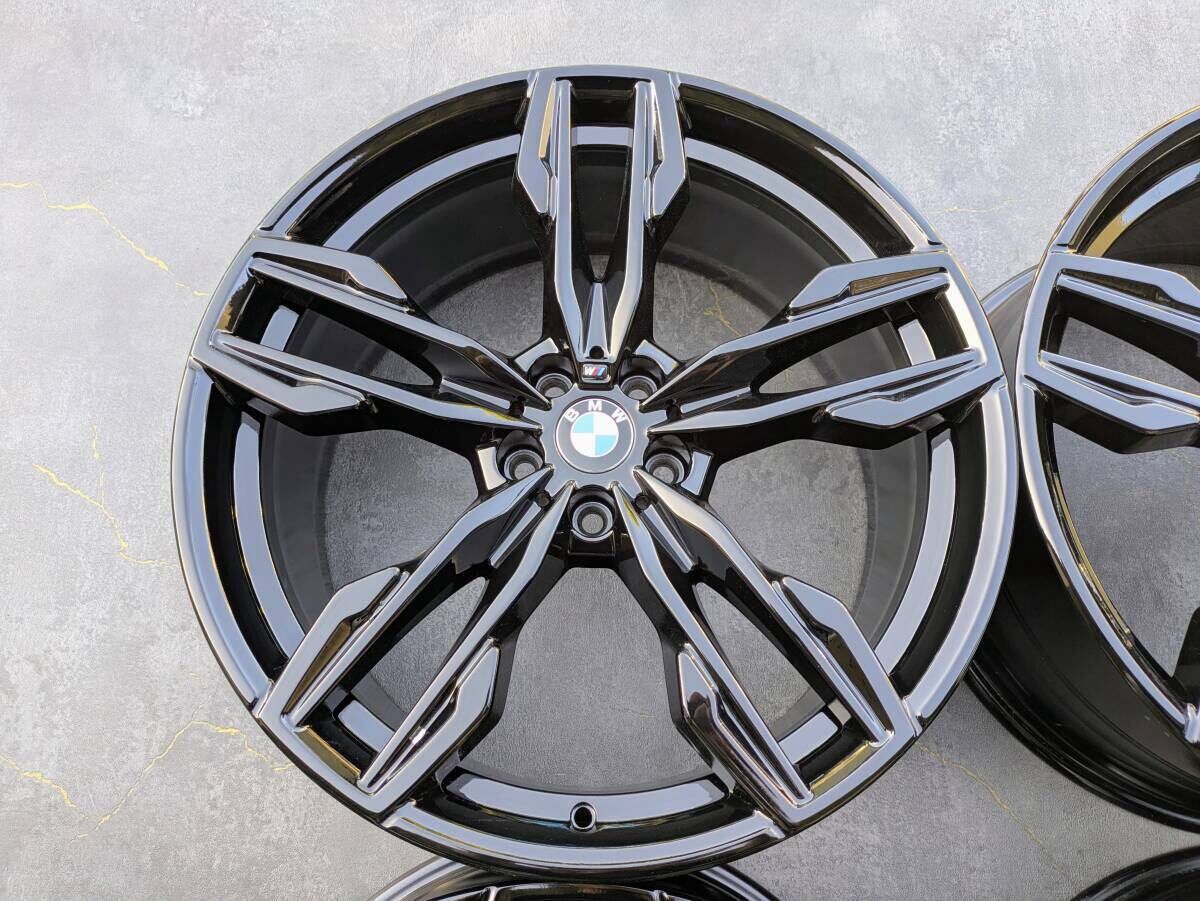 BMW G01 X3 G02 X4 Mスポーツ ダブルスポーク スタイリング 718M 純正 21インチ 8.5J +30 / 9.5J +43 PCD112 グロスブラック 4本