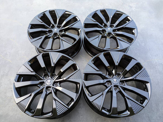 トヨタ 40系 アルファード ヴェルファイア モデリスタ WingDancer ⅩⅦ 純正OP 20インチ 8J +40 PCD120 グロスブラック 4本