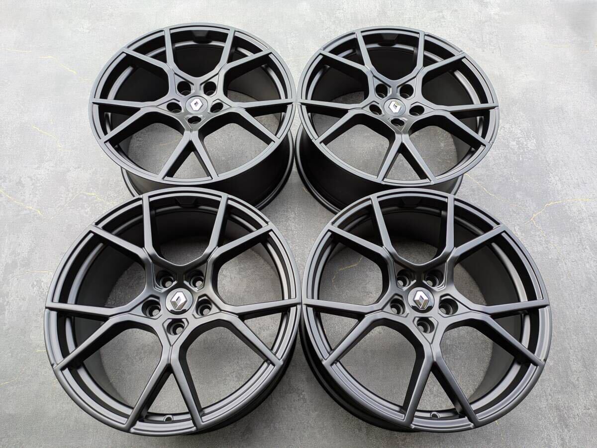 ルノー メガーヌ RS ウルティム 純正 19インチ 8.5J +54 PCD114.3 サテンブラック 4本