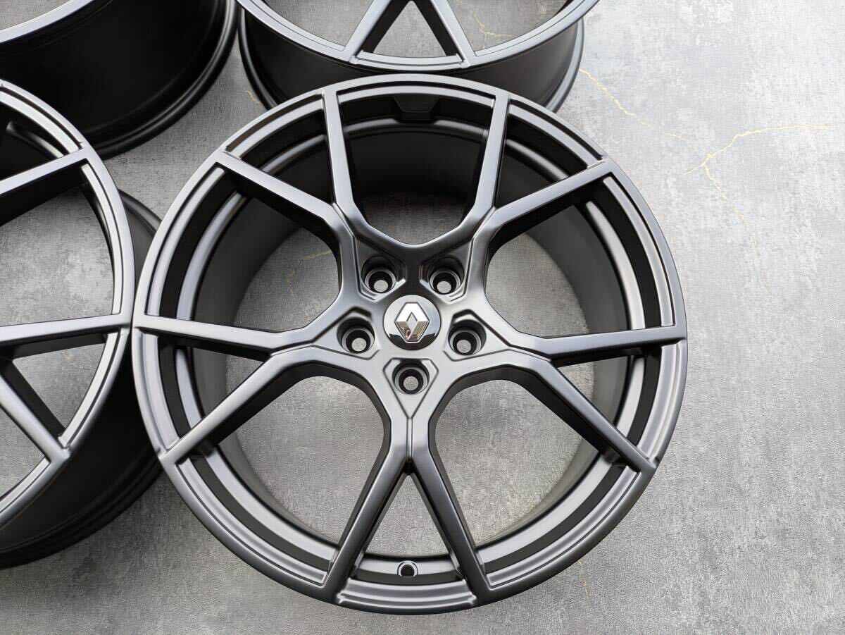ルノー メガーヌ RS ウルティム 純正 19インチ 8.5J +54 PCD114.3 サテンブラック 4本