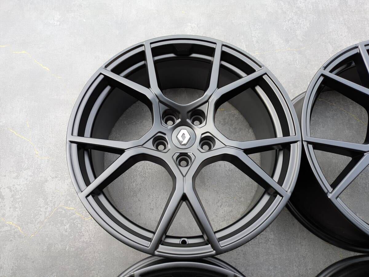 ルノー メガーヌ RS ウルティム 純正 19インチ 8.5J +54 PCD114.3 サテンブラック 4本