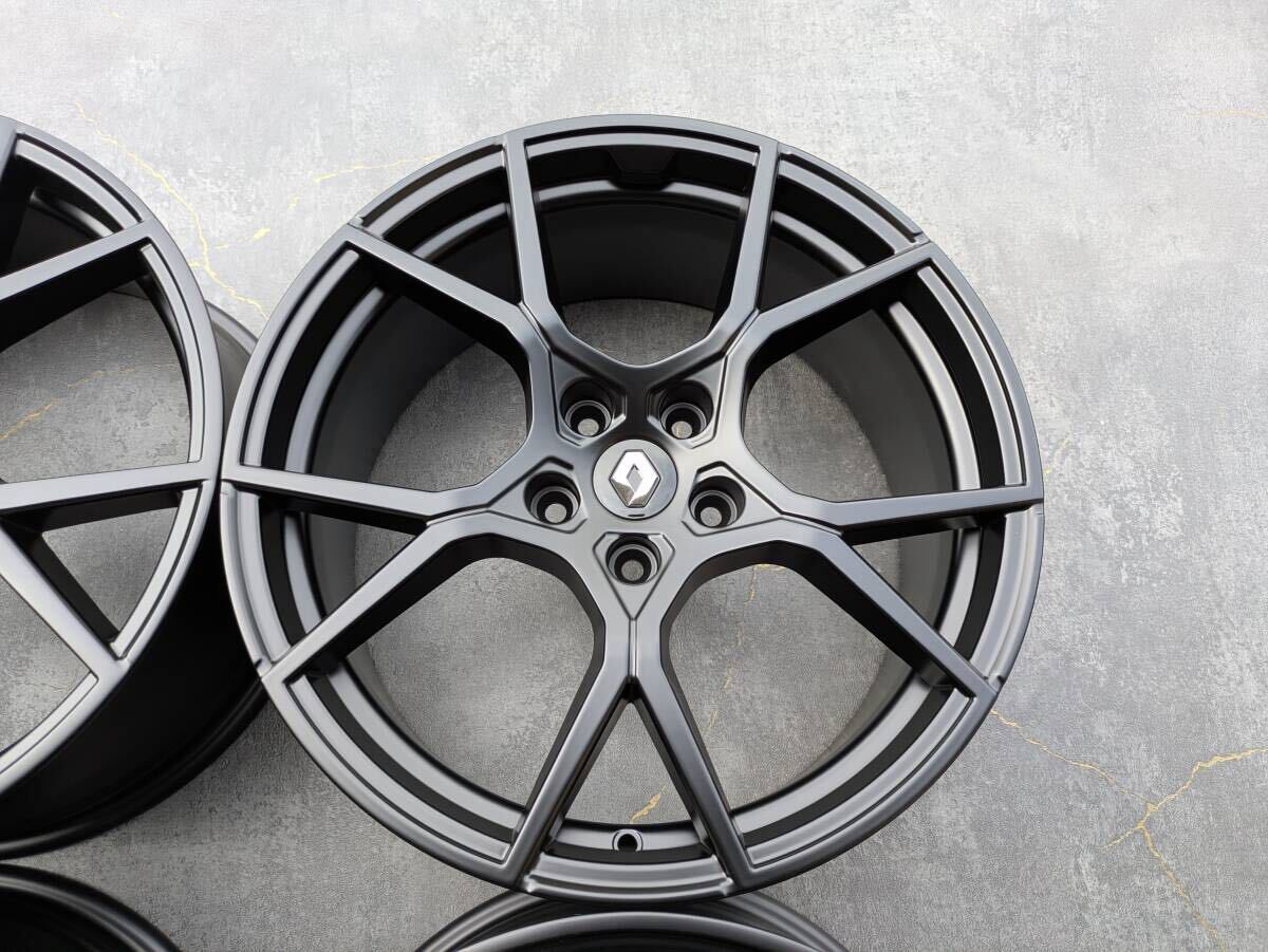 ルノー メガーヌ RS ウルティム 純正 19インチ 8.5J +54 PCD114.3 サテンブラック 4本