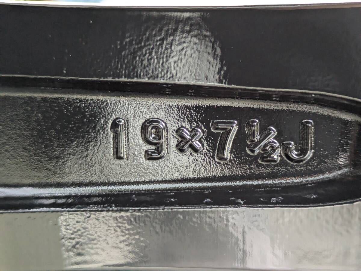 トヨタ 150系 後期 ランクル プラド TZ-G 純正 19インチ 7.5J +25 PCD139.7 グロスブラック 4本