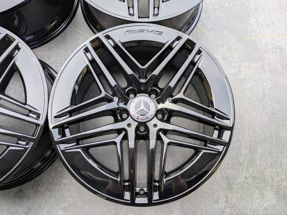 メルセデスベンツ AMG W447 Vクラス 純正 19インチ 8J +52 PCD112 グロスブラック 4本