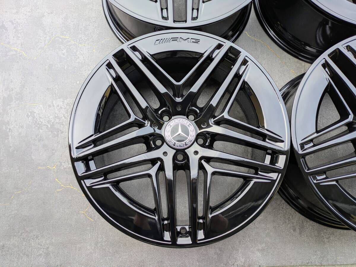 メルセデスベンツ AMG W447 Vクラス 純正 19インチ 8J +52 PCD112 グロスブラック 4本