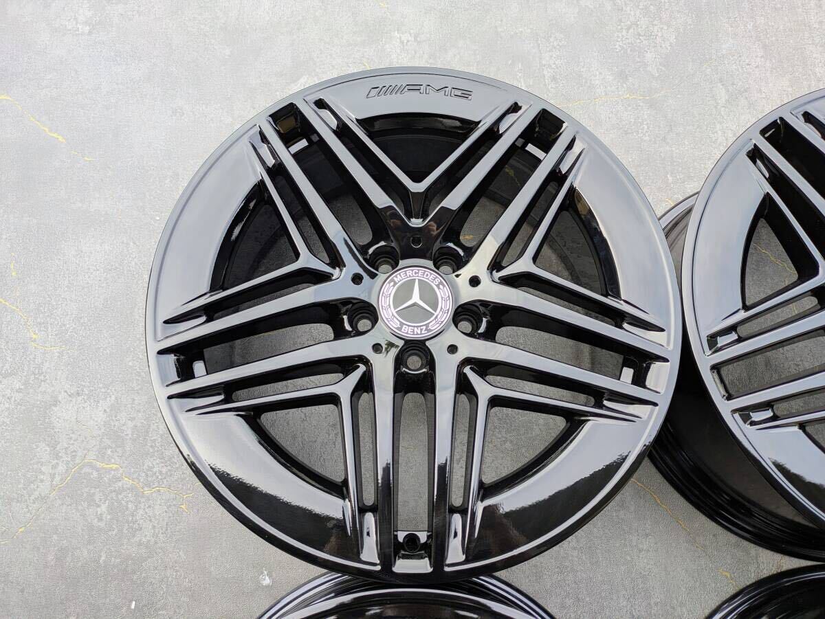 メルセデスベンツ AMG W447 Vクラス 純正 19インチ 8J +52 PCD112 グロスブラック 4本